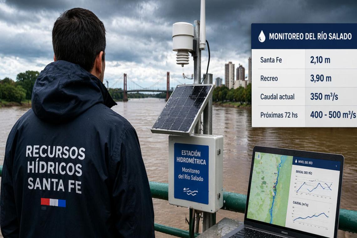 Provincia refuerza el monitoreo de los ríos y lleva calma tras versiones alarmistas