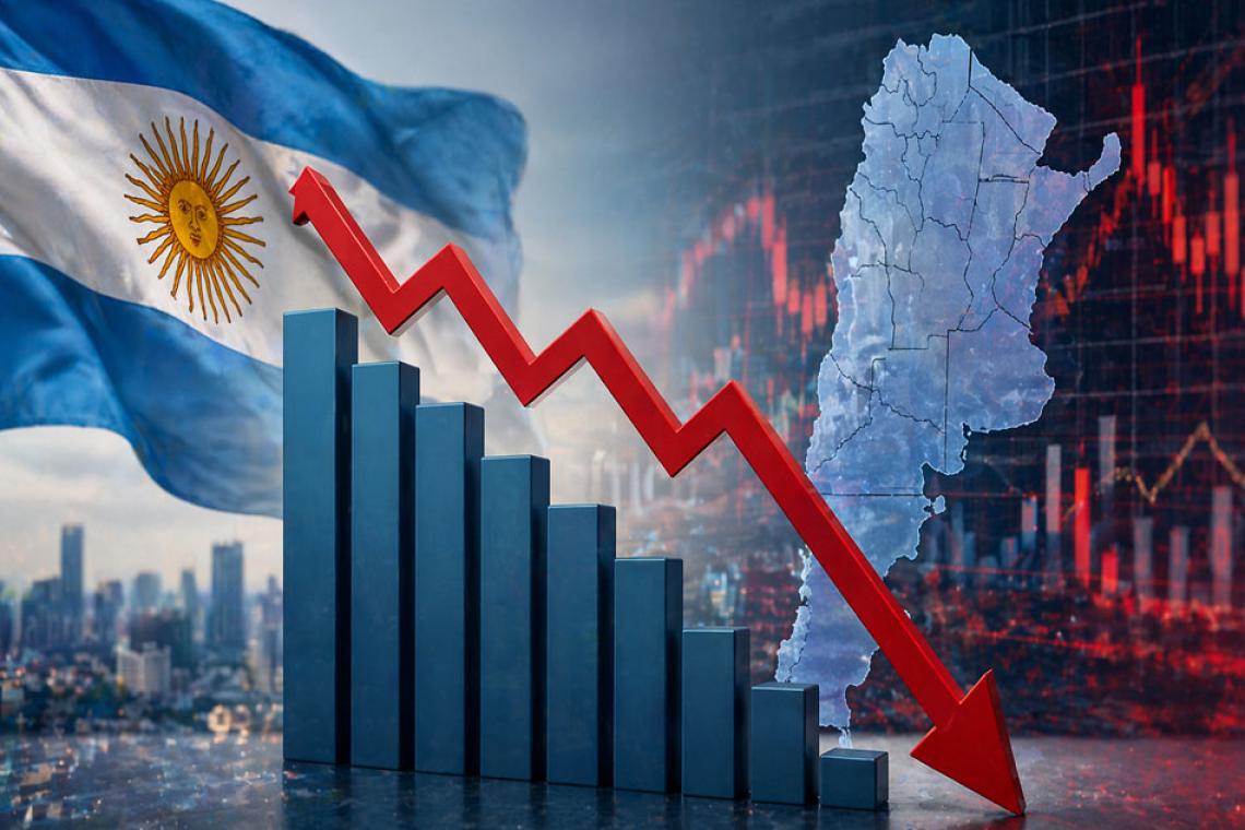 Recesión en Argentina: baja la probabilidad, pero sigue en niveles críticos