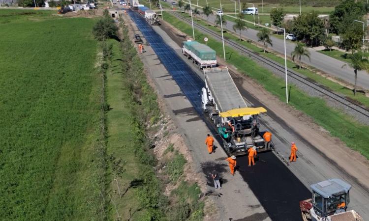 Avanzan las mejoras en la RN 11 en Timbúes durante el fin de semana