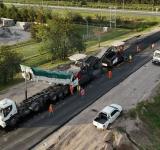Camino de la Cremería: avanza el asfalto y la obra ya alcanza el 80 %