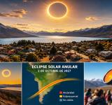 El eclipse solar anular de 2027 podría convertir a un pequeño pueblo patagónico en destino turístico mundial