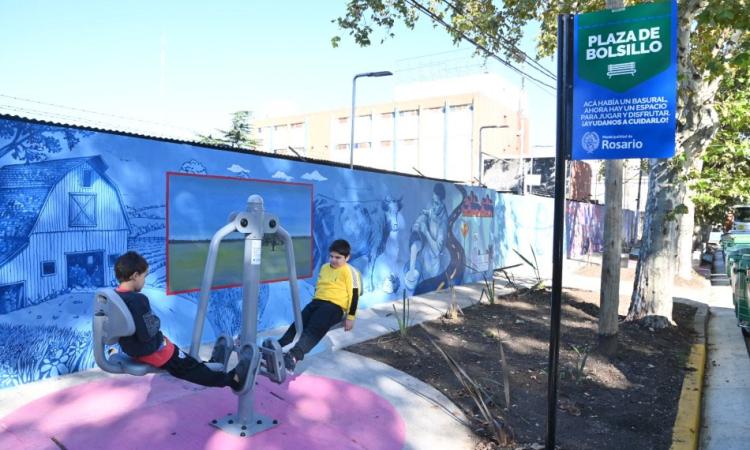 De basural a espacio público: barrio Industrial suma obras, limpieza y nuevas calles