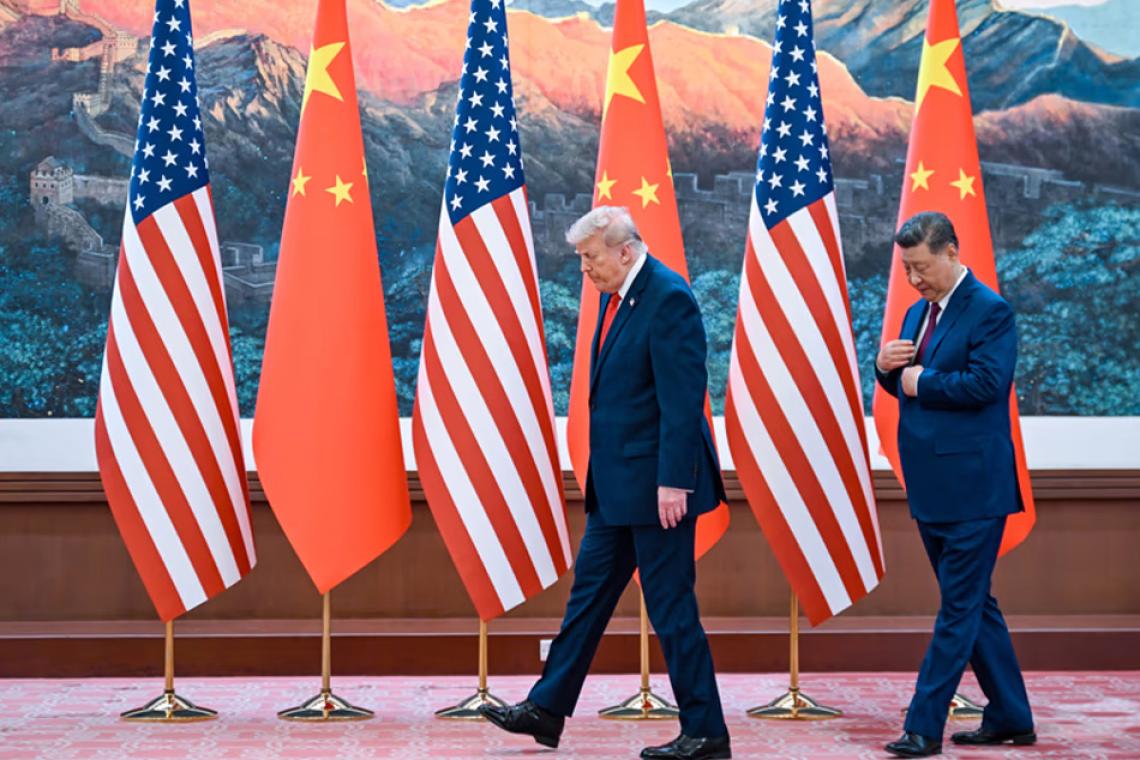 “Nuestros dos países deben ser socios, no rivales”, afirmó Xi Jinping durante un banquete con Trump en Beijing