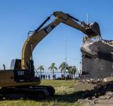 Comenzó la transformación de la Costa Norte con la demolición de Mordisco