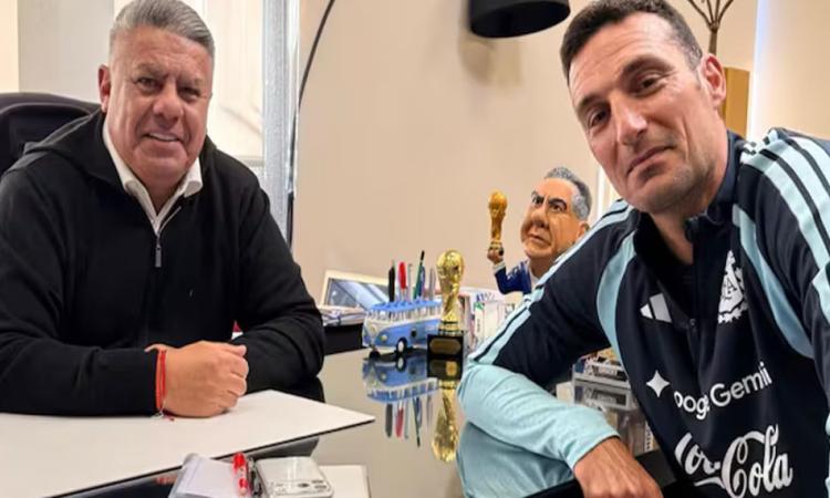 Lionel Scaloni se reunió con Claudio Tapia y ya palpitan el Mundial 2026: “Modo Mundial activado”