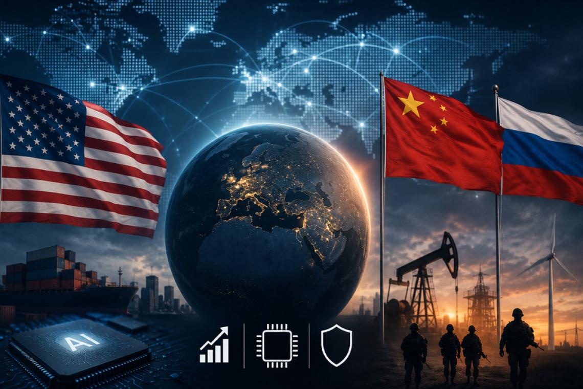 El mundo entra en una etapa de tensión global: economía, tecnología y poder redefinen el nuevo orden internacional