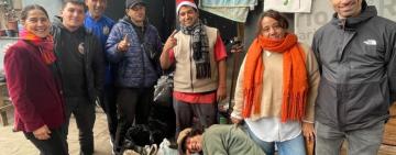 Rosario recibió donaciones para asistir a personas en situación de calle durante el invierno