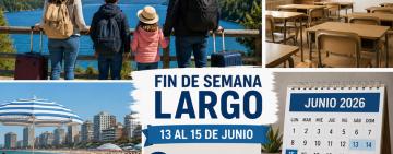 Junio tendrá un nuevo fin de semana largo: cuándo será y qué otros descansos quedan en 2026