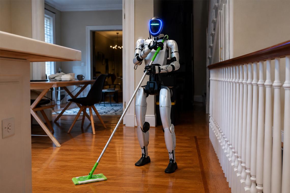 Un robot humanoide ya trabaja limpiando casas en Estados Unidos y marca un hito en la automatización doméstica