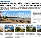 Escapadas de un día: cinco destinos ideales para disfrutar cerca de Rosario