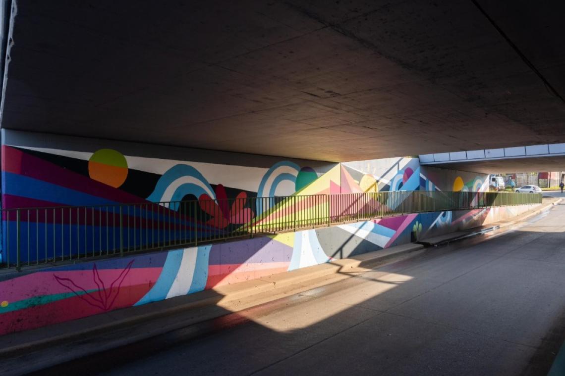 “Rosario Pinta a Rosario”: artistas locales transforman puentes de Circunvalación en grandes galerías urbanas