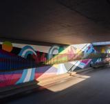 “Rosario Pinta a Rosario”: artistas locales transforman puentes de Circunvalación en grandes galerías urbanas
