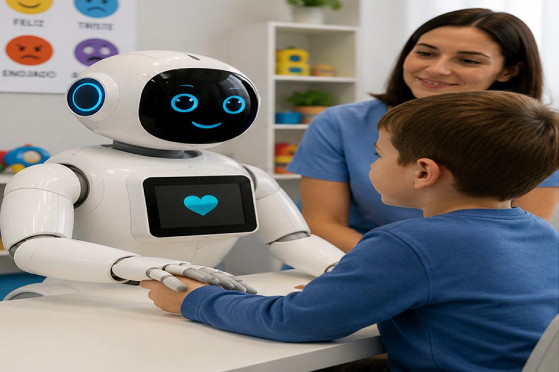 Tecnología y salud: desarrollan un robot con inteligencia emocional para asistir a niños con autismo