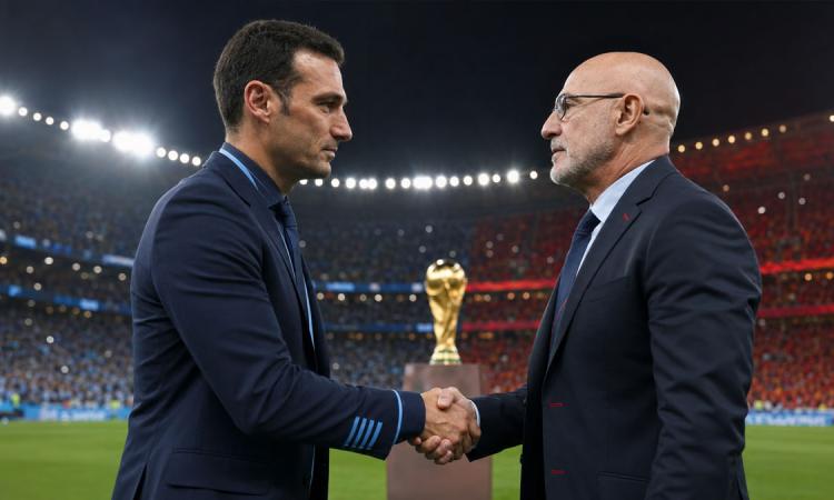 De maestro y alumno a rivales: la estrecha relación entre Scaloni y De la Fuente antes de la final