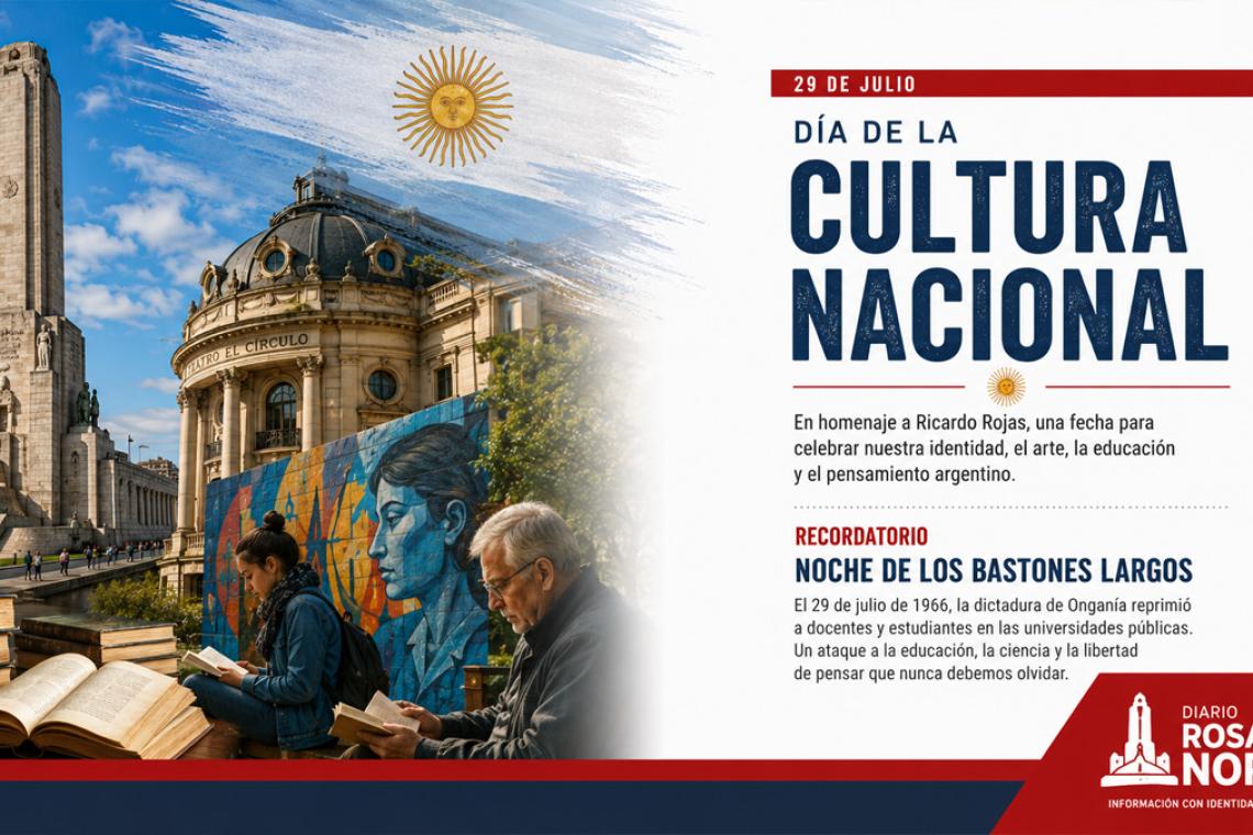 Día de la Cultura Nacional: una fecha para celebrar la identidad argentina y recordar la Noche de los Bastones Largos