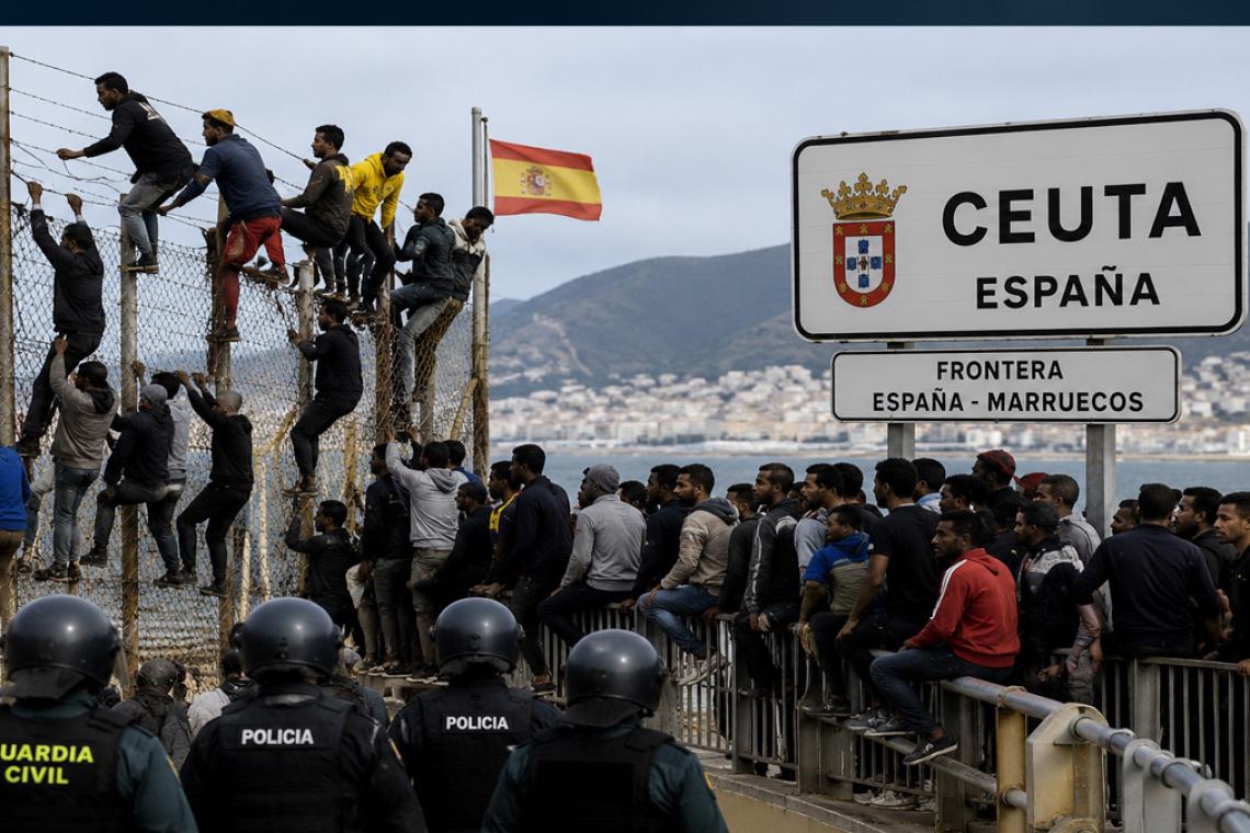 Ceuta vuelve a ser el centro de la crisis migratoria entre España y Marruecos