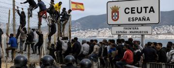 Ceuta vuelve a ser el centro de la crisis migratoria entre España y Marruecos