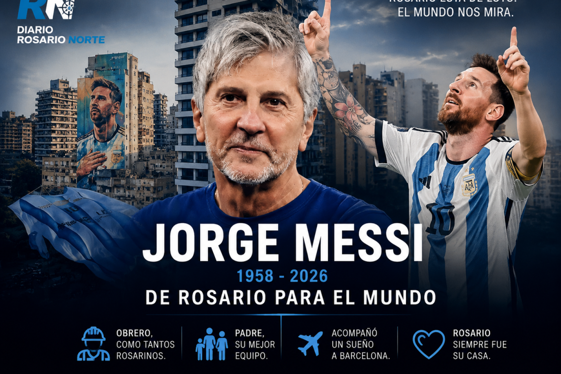 Jorge Messi, el rosarino detrás de la leyenda: del casco de obrero al sueño que cambió la historia del fútbol