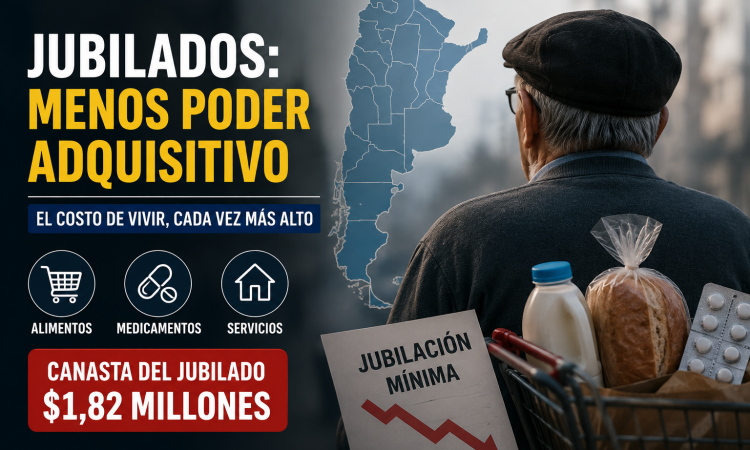 Jubilaciones bajo presión: el poder adquisitivo se achica y la crisis golpea en todo el país