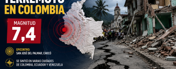 Tragedia en Colombia: suben a 224 los muertos por el terremoto de magnitud 7,4