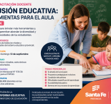 Santa Fe abre una nueva capacitación docente sobre inclusión educativa