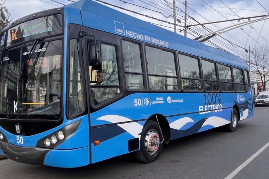Rosario refuerza la línea K con dos nuevos trolebuses