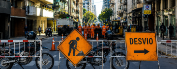 Obras en Rosario: cuáles son las calles con cortes y reducción de calzada este lunes