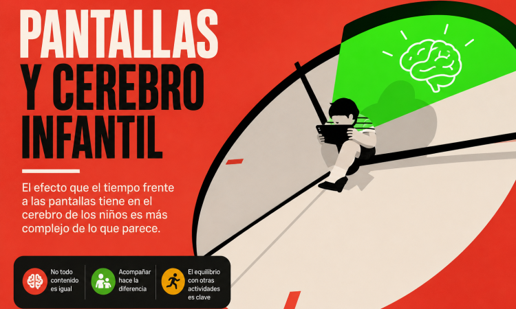 Pantallas y cerebro infantil: el impacto es más complejo que contar horas