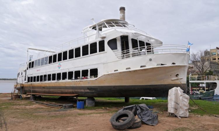 El histórico Barco Ciudad de Rosario avanza con su restauración y volvería a navegar en noviembre