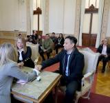 Ocho parejas dieron el “sí” en el Salón Blanco de la Sede de Gobierno en Rosario