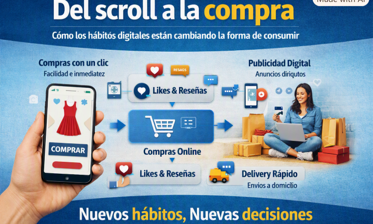 Del scroll a la compra: cómo los hábitos digitales están cambiando la forma de consumir