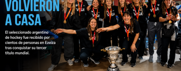 Las Leonas volvieron al país con la Copa tras una conquista histórica en el Mundial