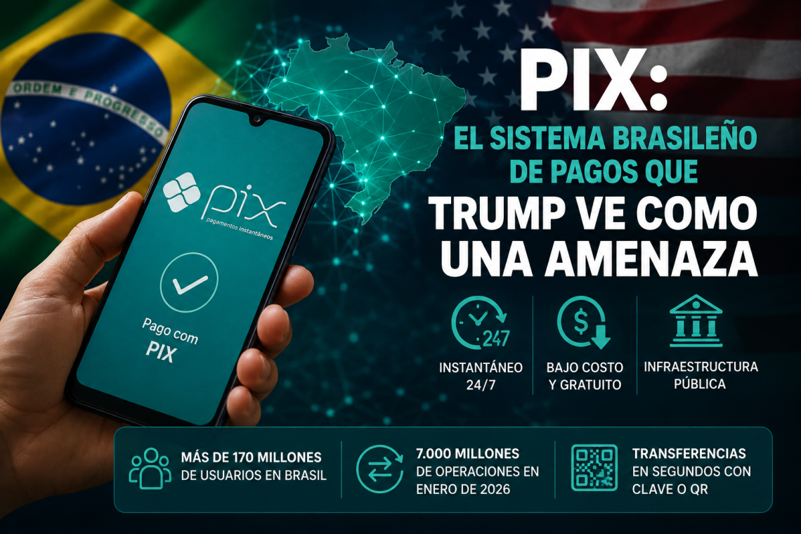Pix: cómo funciona el sistema de pagos brasileño que Estados Unidos considera una amenaza para su competencia