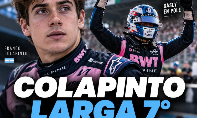 Fórmula 1: Colapinto largará 7° en Monza y Gasly sorprendió con una histórica pole para Alpine