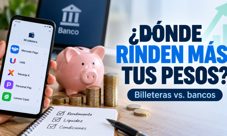 Billeteras virtuales y plazos fijos: dónde rinden más los pesos en septiembre