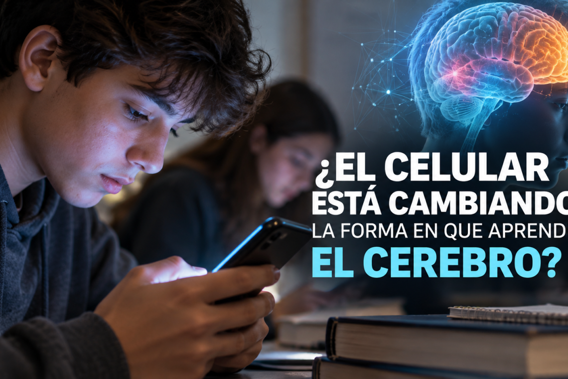 ¿El celular está cambiando la forma en que aprende el cerebro?