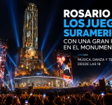 Rosario abre los Juegos Suramericanos con una gran fiesta en el Monumento