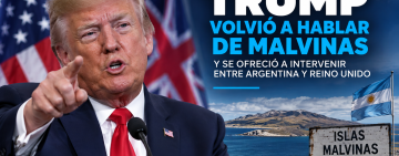 Trump volvió a hablar de Malvinas y advirtió sobre un “desastre potencial” entre Argentina y Reino Unido