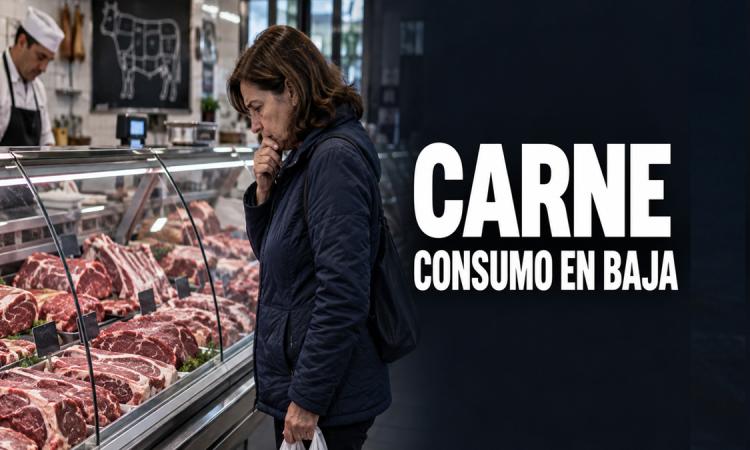 El consumo de carne vacuna cayó 9,5% y los argentinos comen casi cinco kilos menos por año