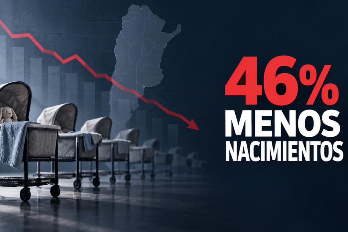 Cambio drástico en el mapa de la natalidad: los nacimientos cayeron un 46% en nueve años