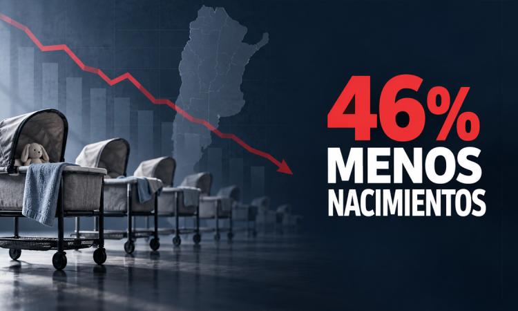 Cambio drástico en el mapa de la natalidad: los nacimientos cayeron un 46% en nueve años