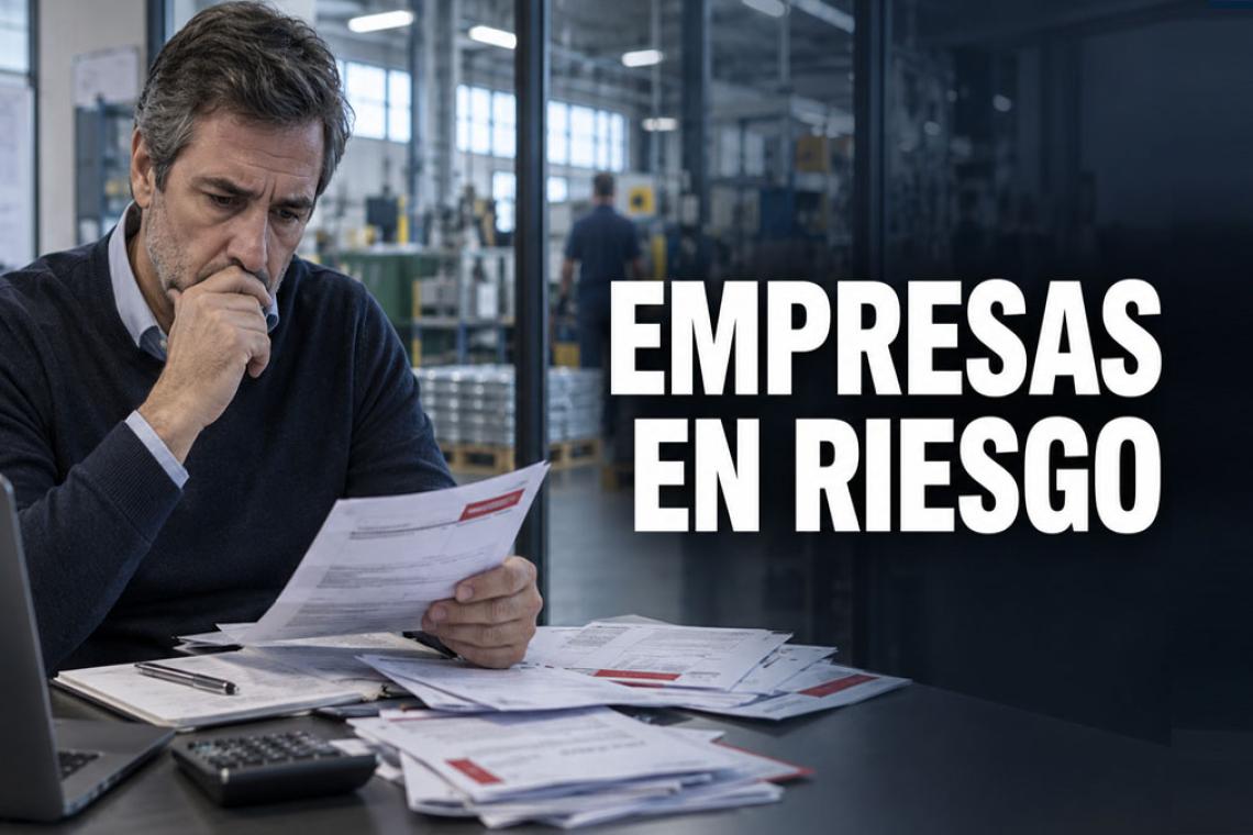 Creció 18,7 % la cantidad de empresas en mora y aumentó el riesgo financiero