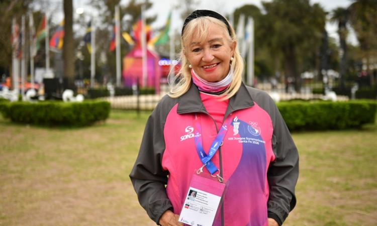 Elizabeth Murta, la voluntaria brasileña que se enamoró de Rosario durante los Juegos Suramericanos
