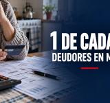 Más de uno de cada cuatro deudores tiene pagos atrasados en la Argentina