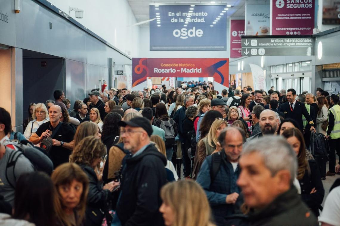 Rosario recuperó la conexión directa con Europa: comenzaron los vuelos a Madrid