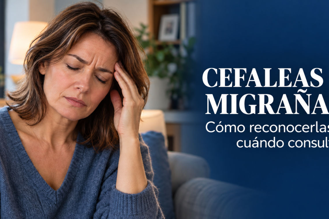 Cefaleas y migrañas: cómo reconocerlas y cuándo consultar