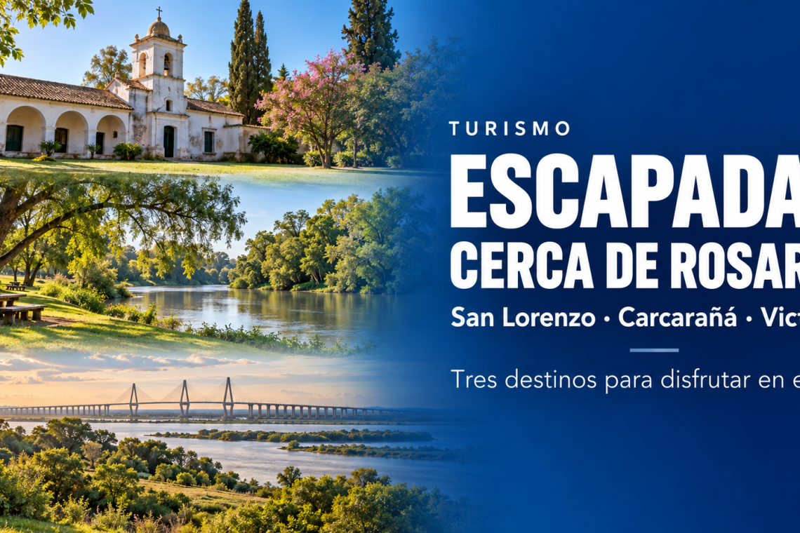 Escapadas cerca de Rosario: San Lorenzo, Carcarañá y Victoria para disfrutar en el día