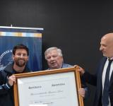 La UBA distinguió a Lionel Messi con el título de Doctor Honoris Causa