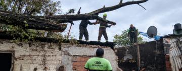 Temporal en Rosario: 320 incidencias y más de 83 milímetros de lluvia