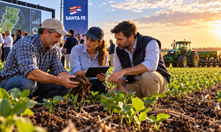 Producir más y cuidar el suelo: Santa Fe reunió al sector agropecuario para avanzar en soluciones concretas